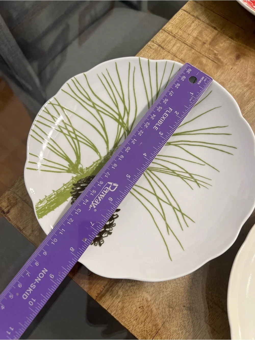 Rosanna Boho Holiday 4 Salad Plates New RARE
